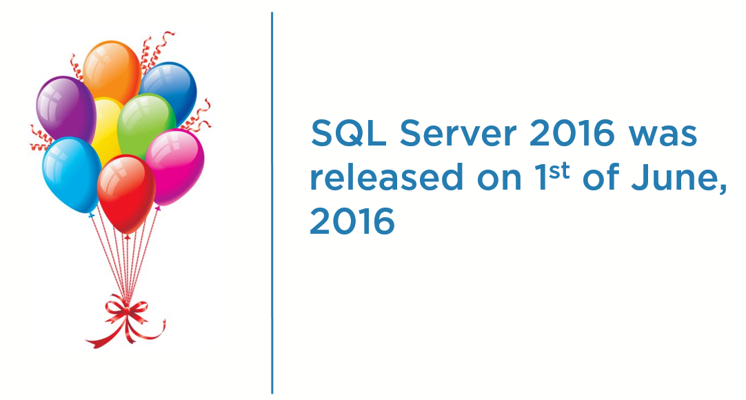 SQL Server 2016 - Release Img